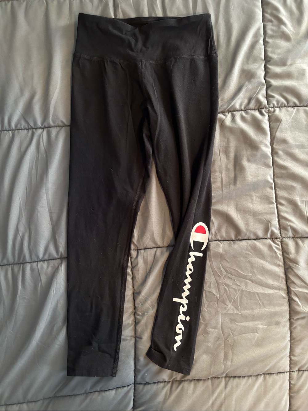 Champion Black Logo Leggings